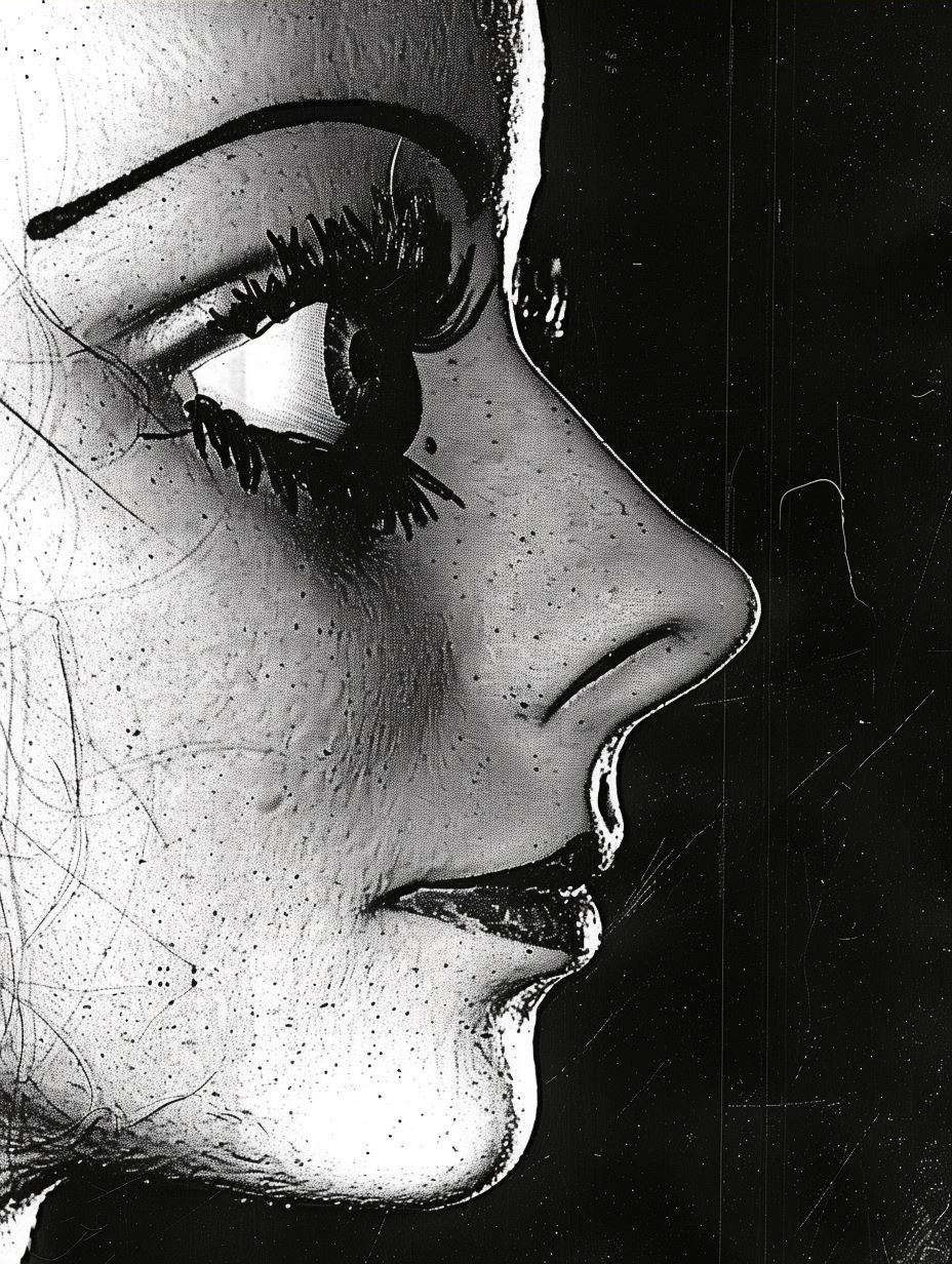 Haunting Gazes in Monochrome - Image 3