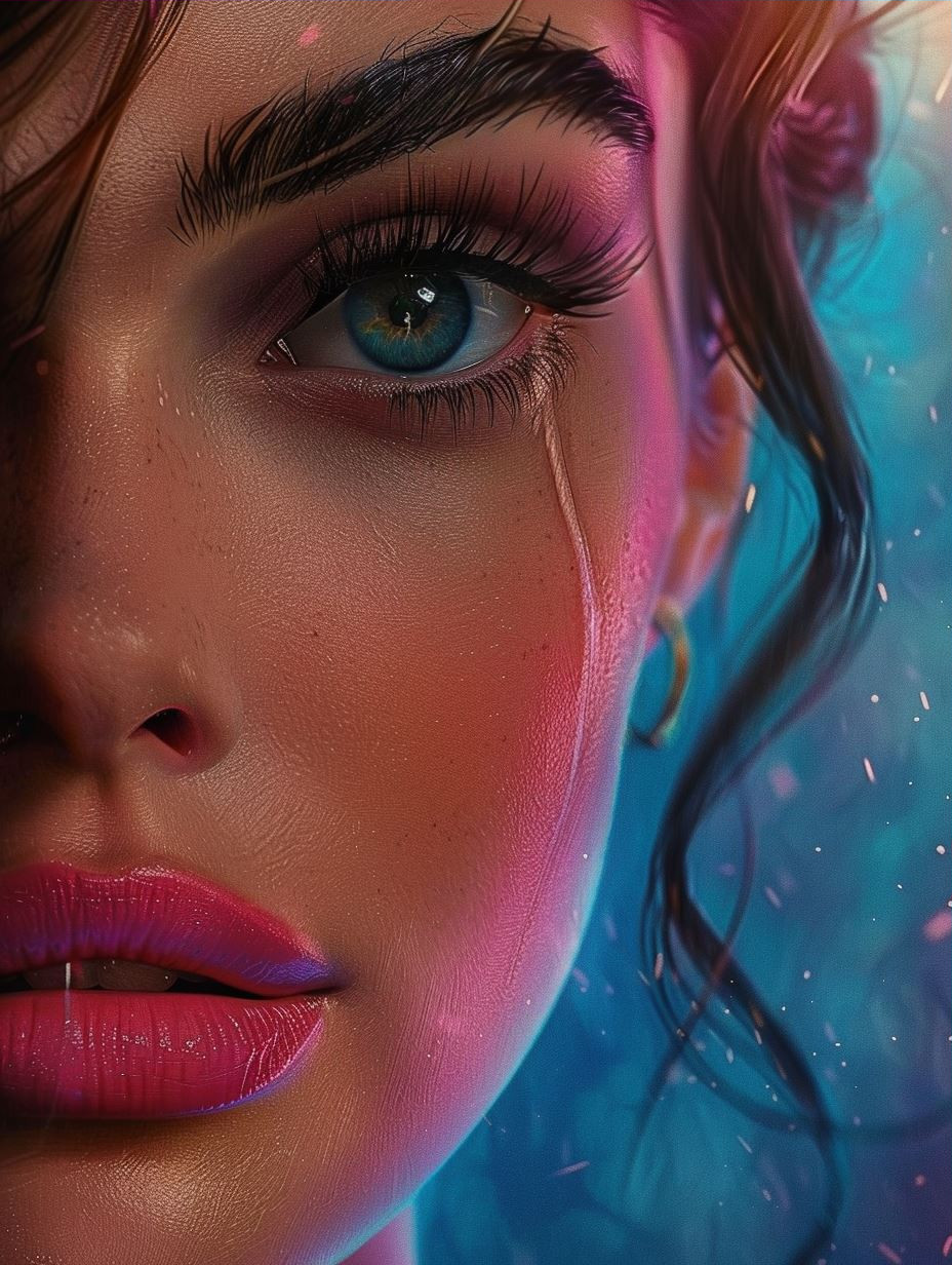 Ethereal Neon Portraiture Series - Image 3