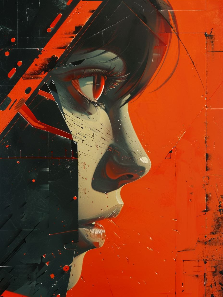 Cinematic Neon Noir Portraits - Image 4
