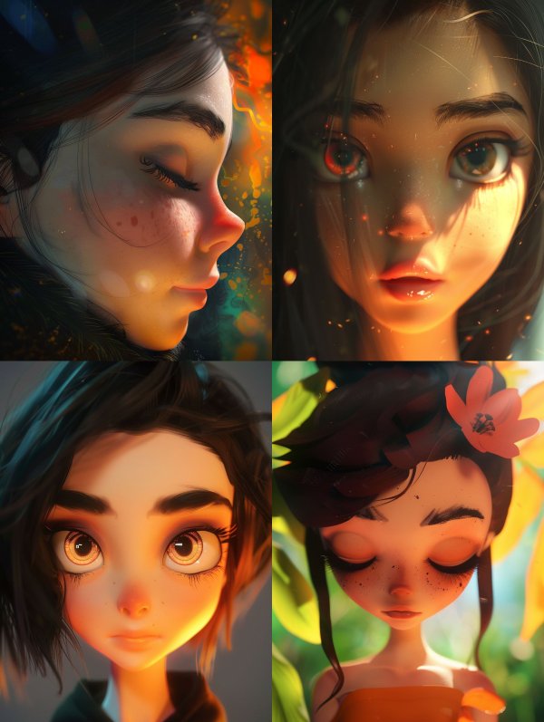 Dreamy Portraits of a Digital Muse
