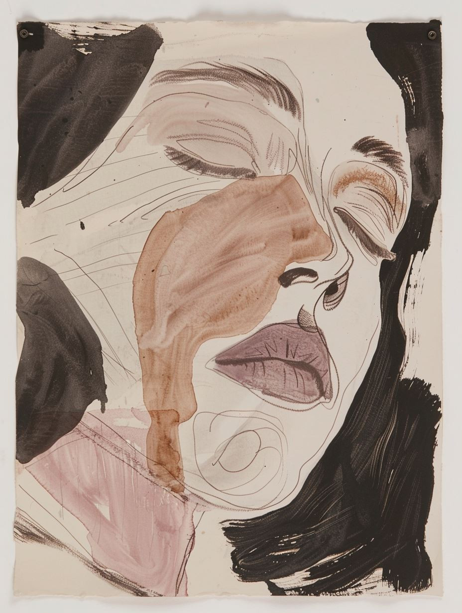 Abstract Fluid Portrait Studies - Image 1