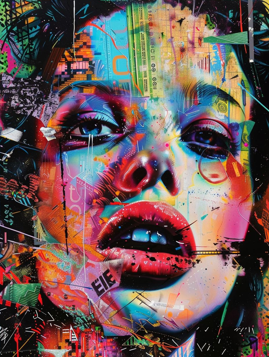 Fragmented Portraits of Neon Emotion - Image 4