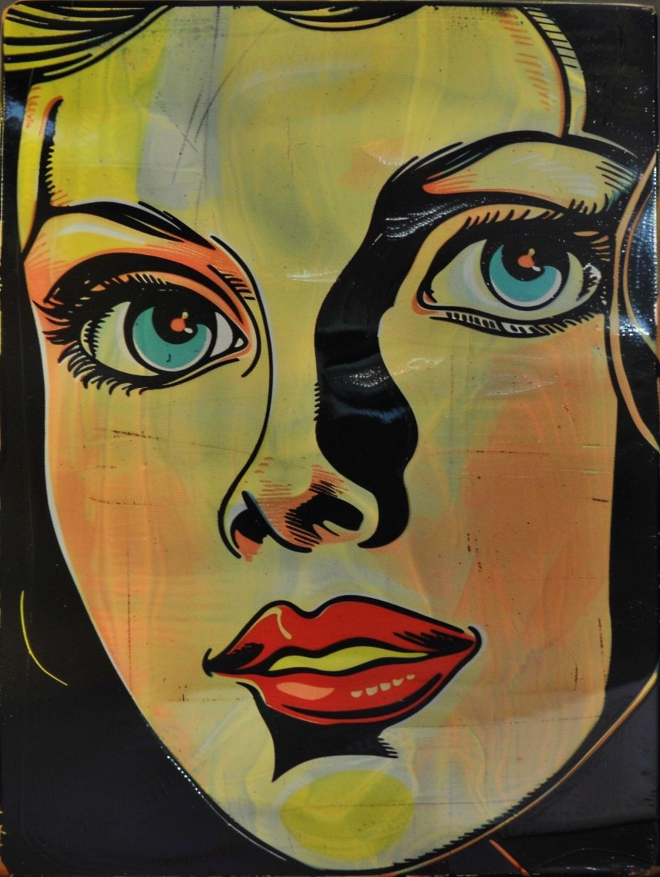 Pop Art Comic Style Female Portraits - Image 2
