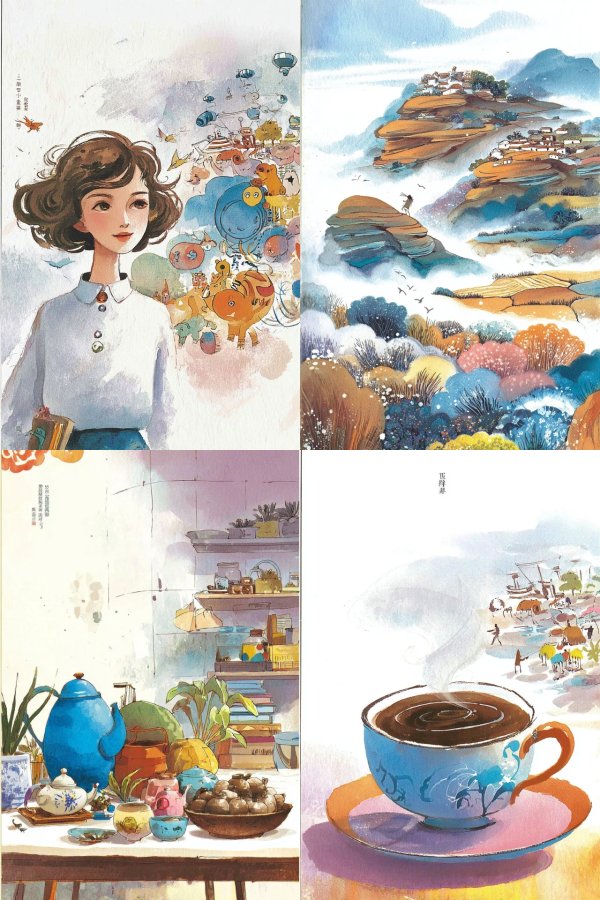 Whimsical Worlds in Watercolor