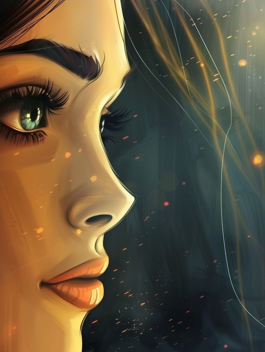 Ethereal Glow: Digital Portraits of Mystical Beauty - Image 4