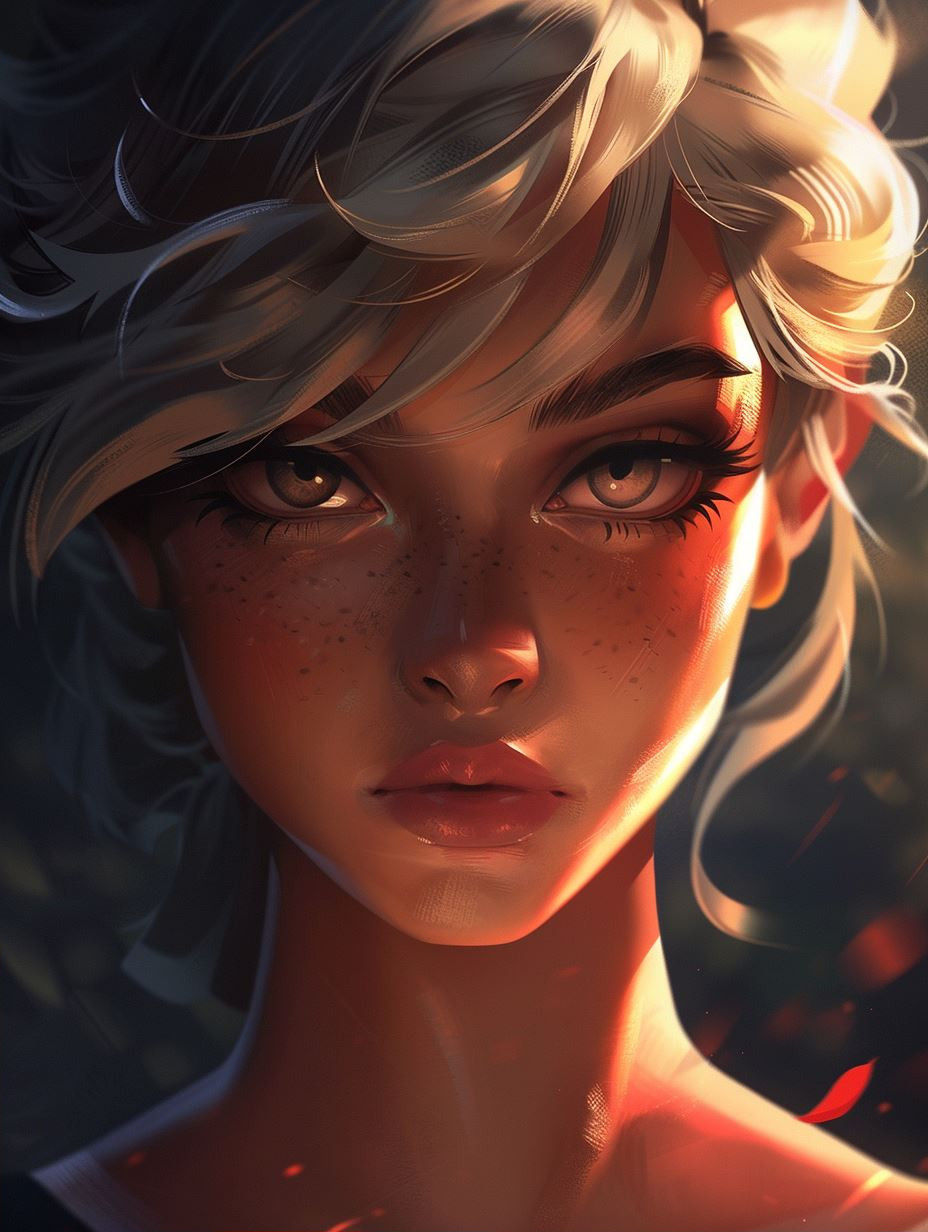 Mystic Shadows and Crimson Glow - Image 2