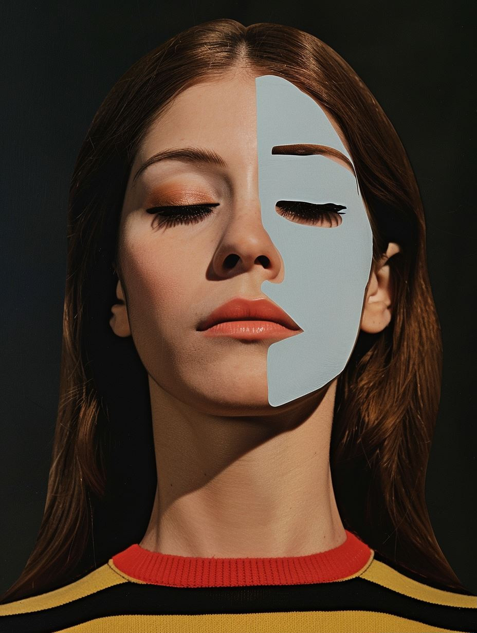 The Divided Surrealist Portrait - Image 1