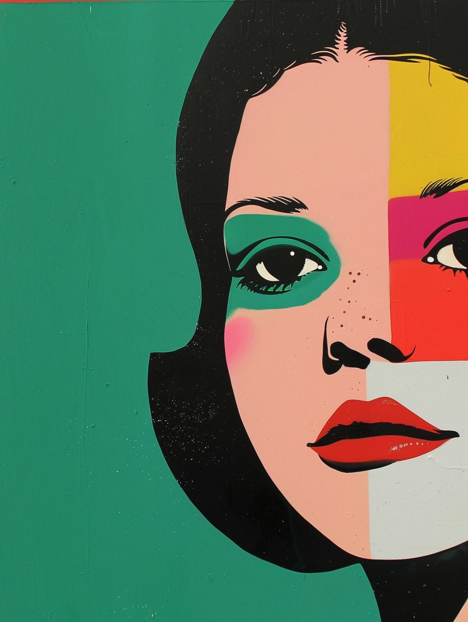 Modernist Pop Art Portrait Study - Image 2