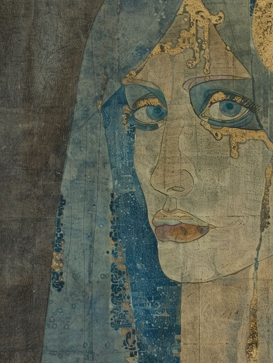 Ancient Echoes in Distressed Textures - Image 1