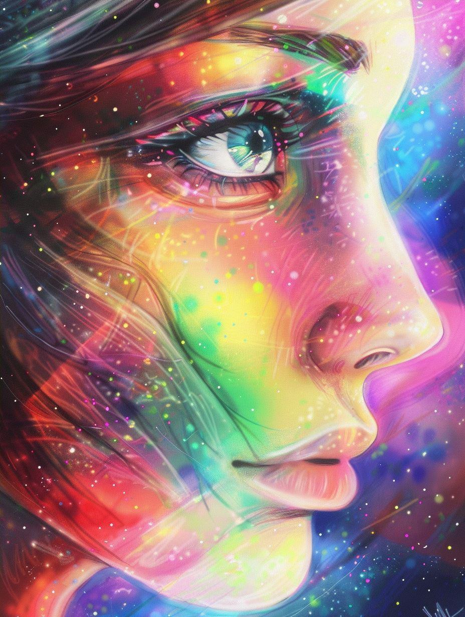 Prismatic Ethereal Portrait of Light - Image 4