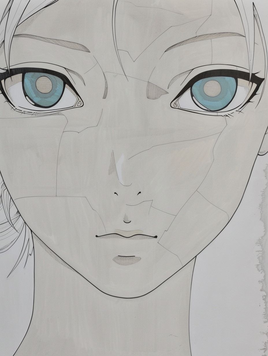 Ethereal Gaze: Anime Portrait Studies - Image 4