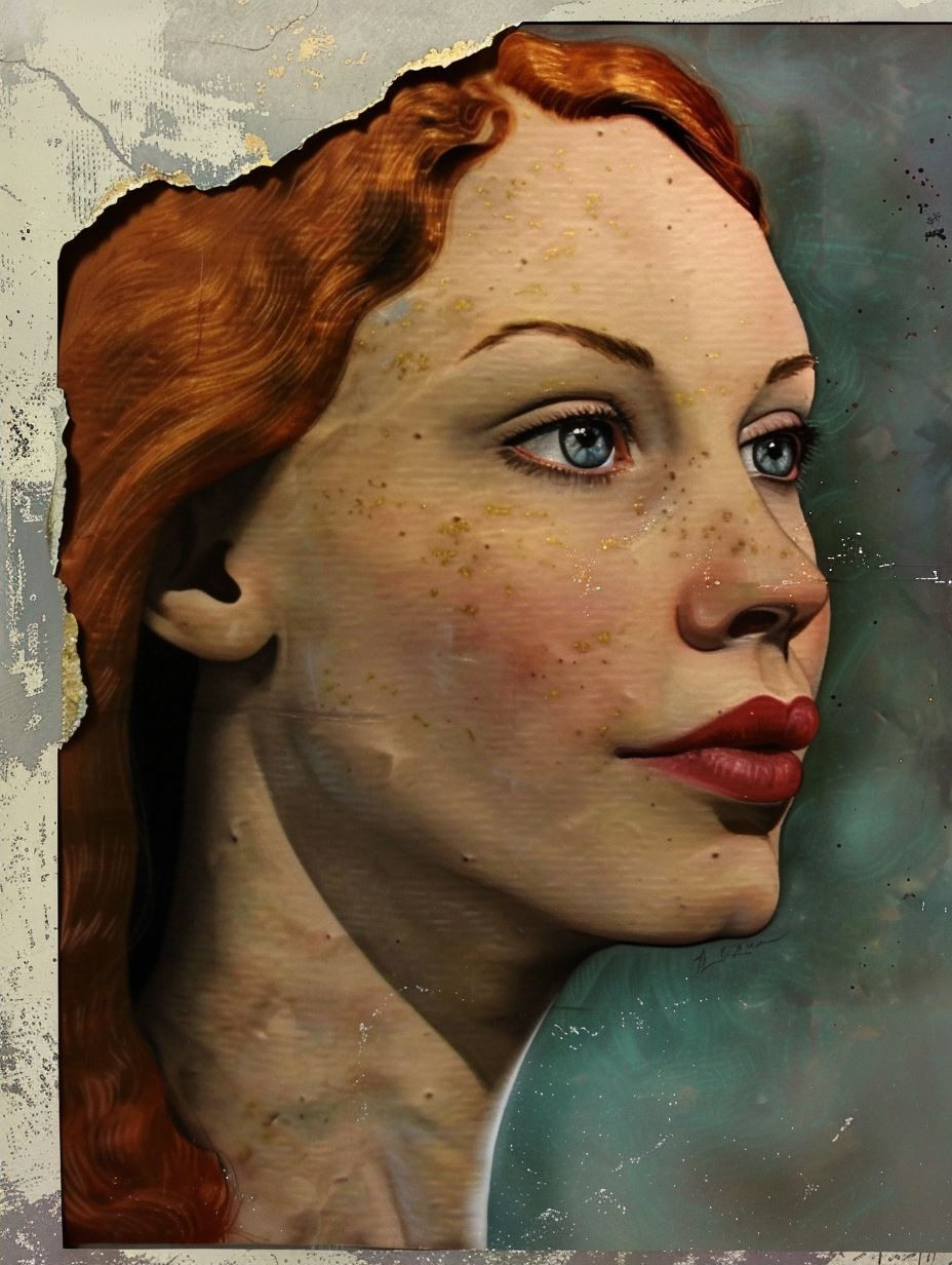 Ethereal Gazes: A Study of Blue Eyes - Image 4