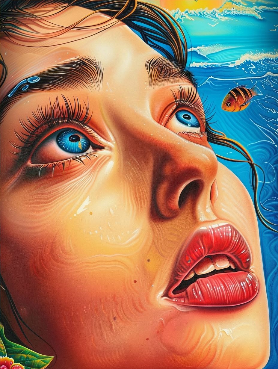 Luminous Gaze of Ethereal Beauty - Image 4