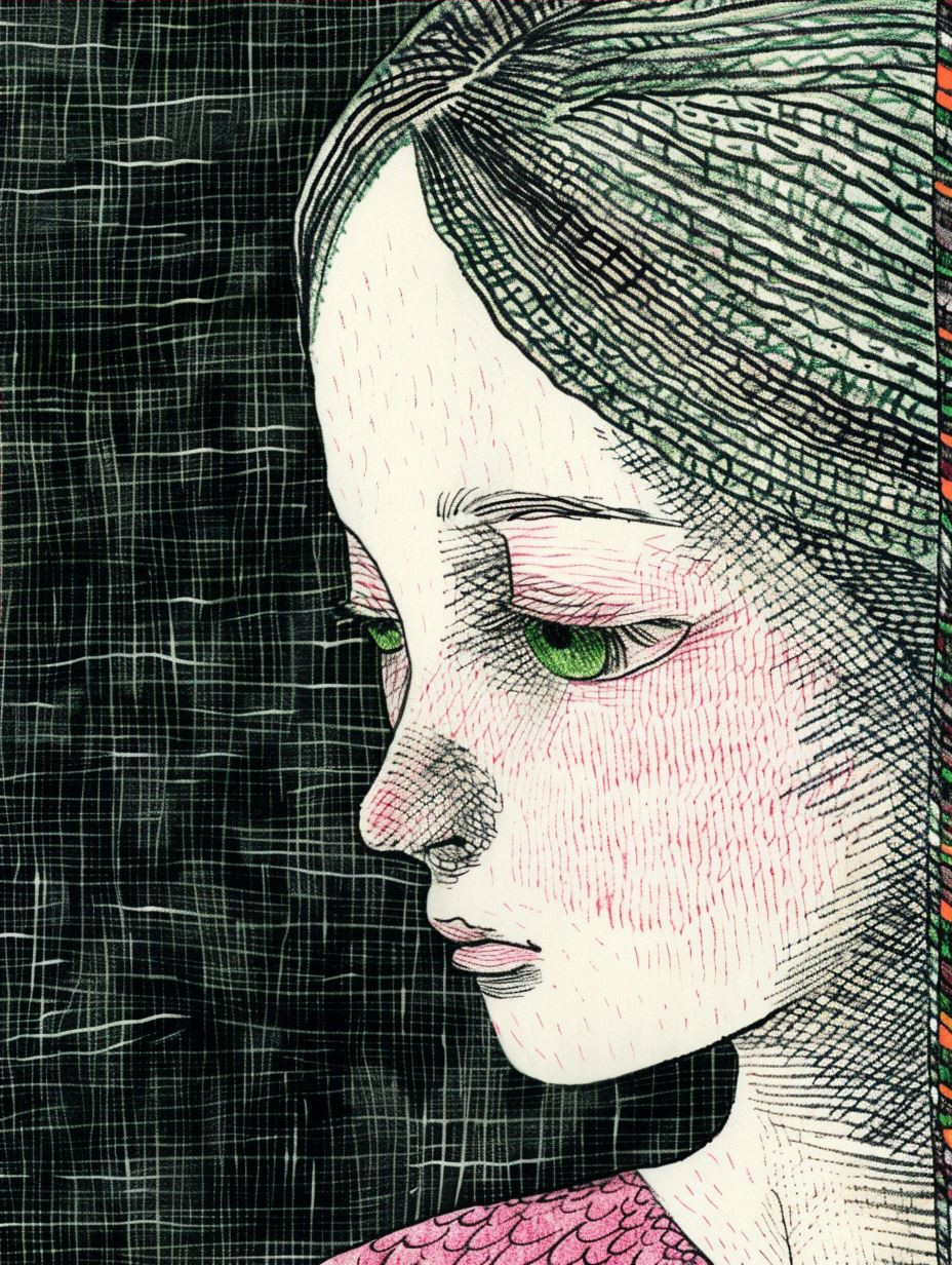 Stippled Neon Gaze - Image 4