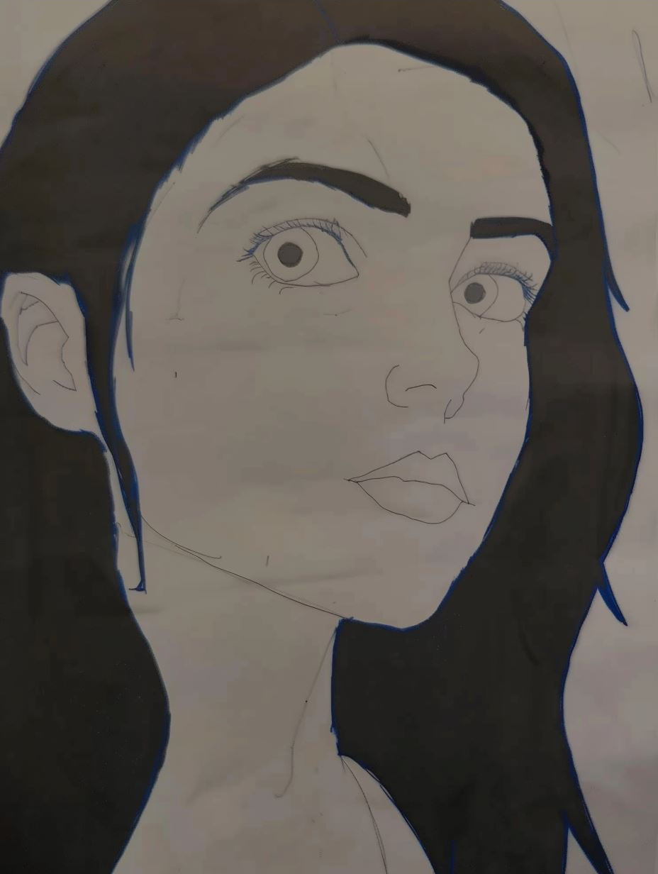 Evolution of an Artistic Portrait - Image 3