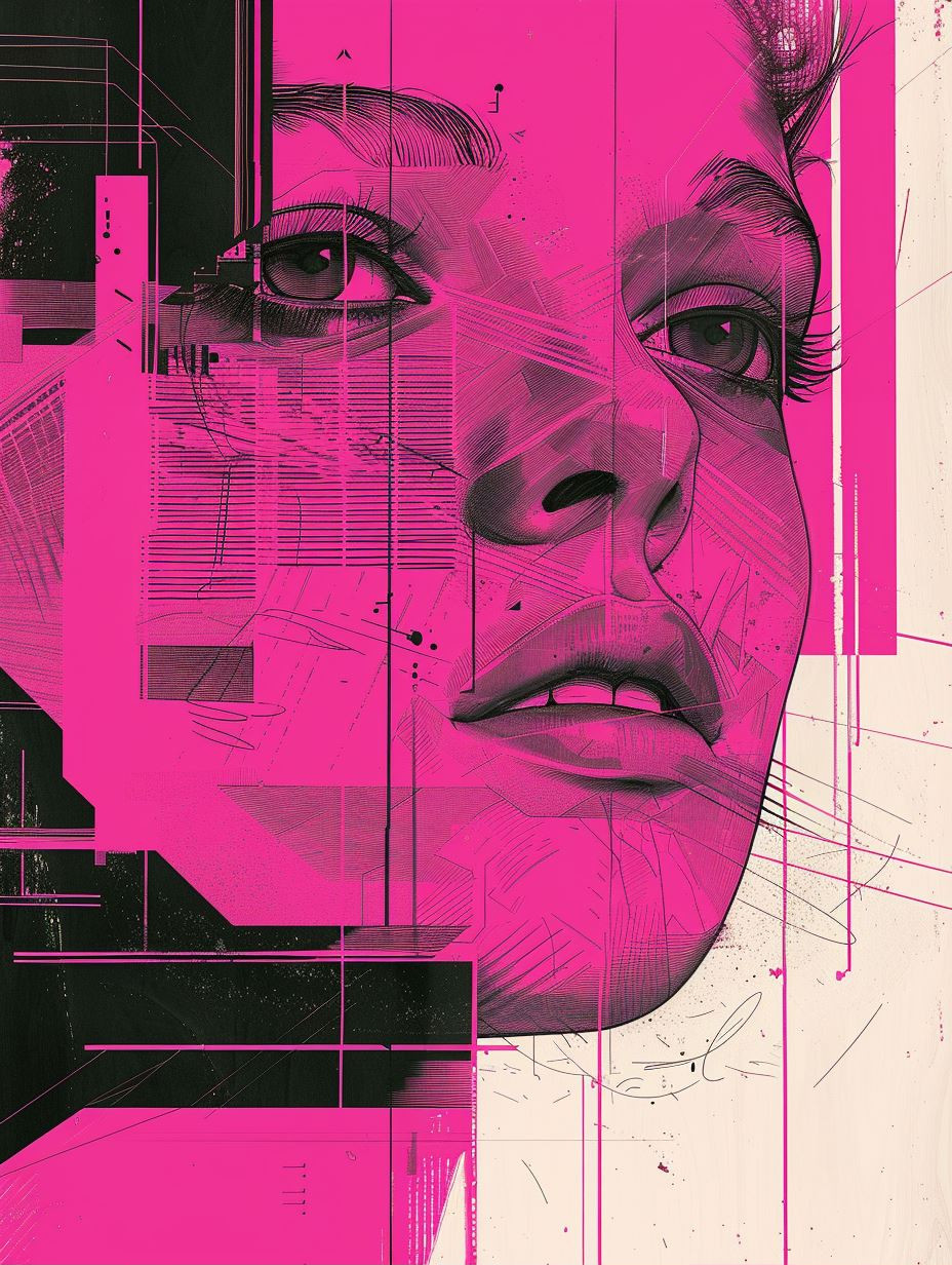 Neon Glitch Portraits - Image 1