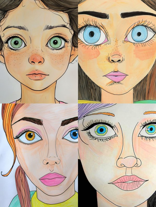 Stylized Portrait Character Studies