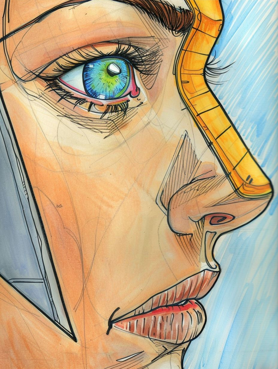 Futuristic Cybernetic Portrait Studies - Image 3