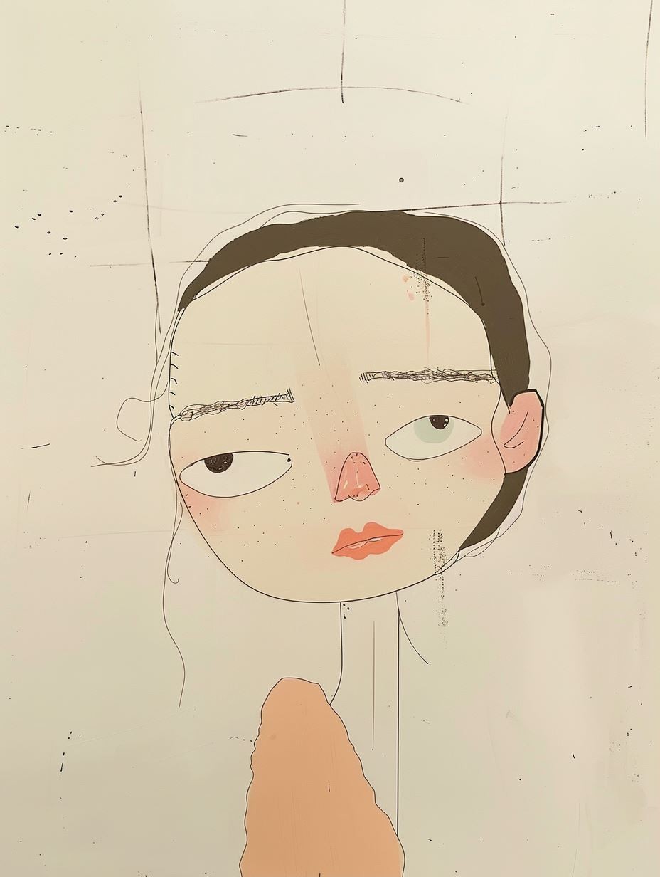 Minimalist Ethereal Portrait Study