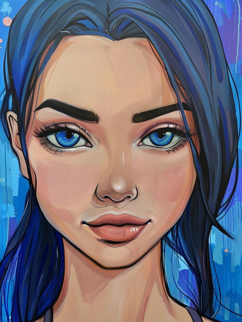 Ethereal Gaze Digital Portraits SREF - Image 2