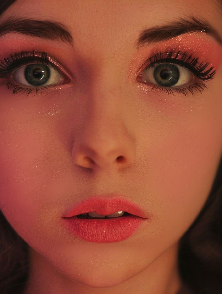 Neon Gaze Portrait - Image 3