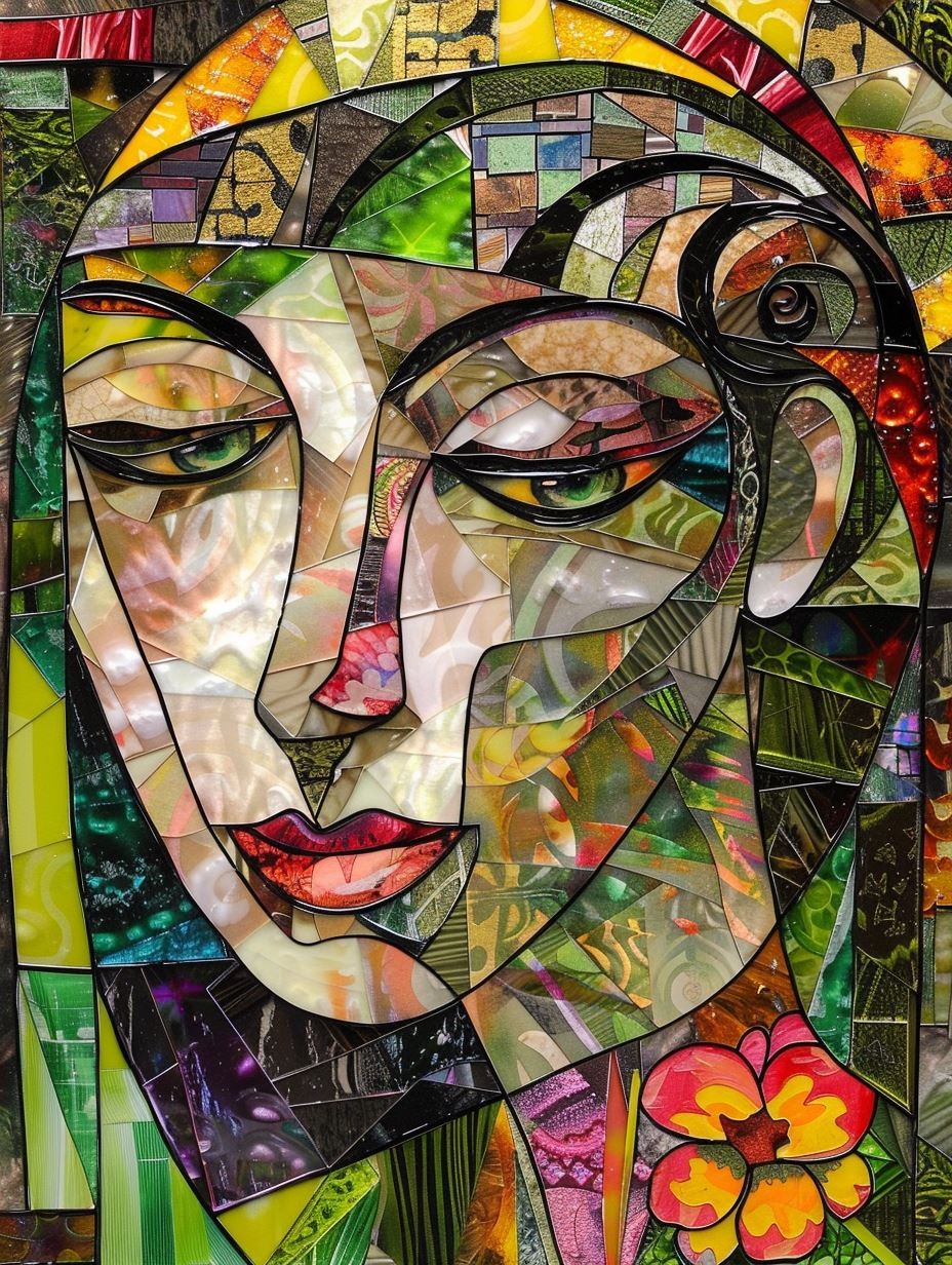 Fragmented Mosaic Portrait of Soul - Image 4
