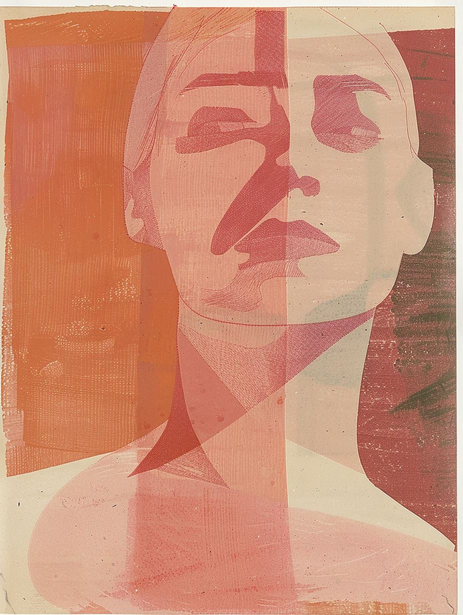 Geometric Terracotta Portrait Studies - Image 4