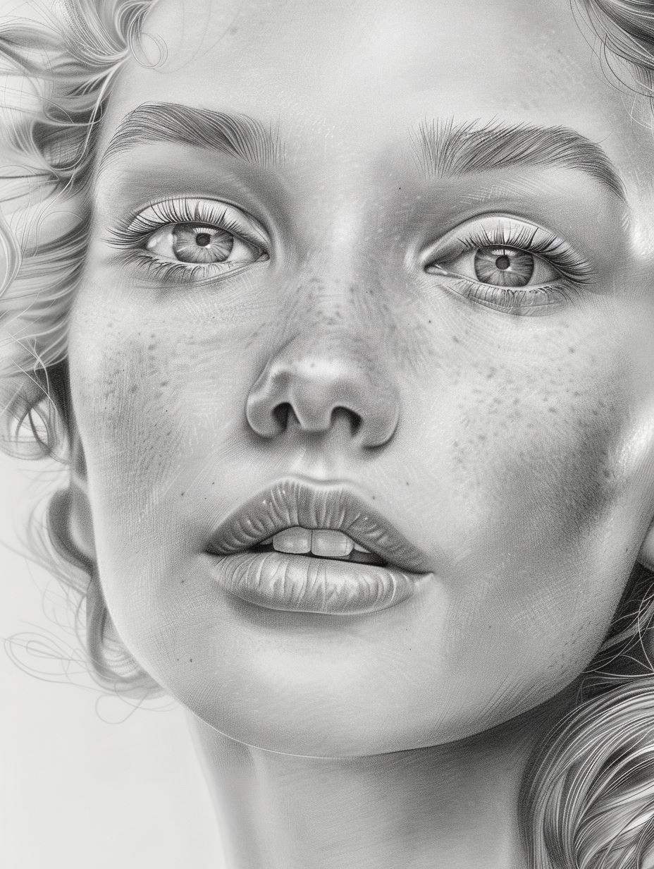 Ethereal Gazes in Graphite - Image 3