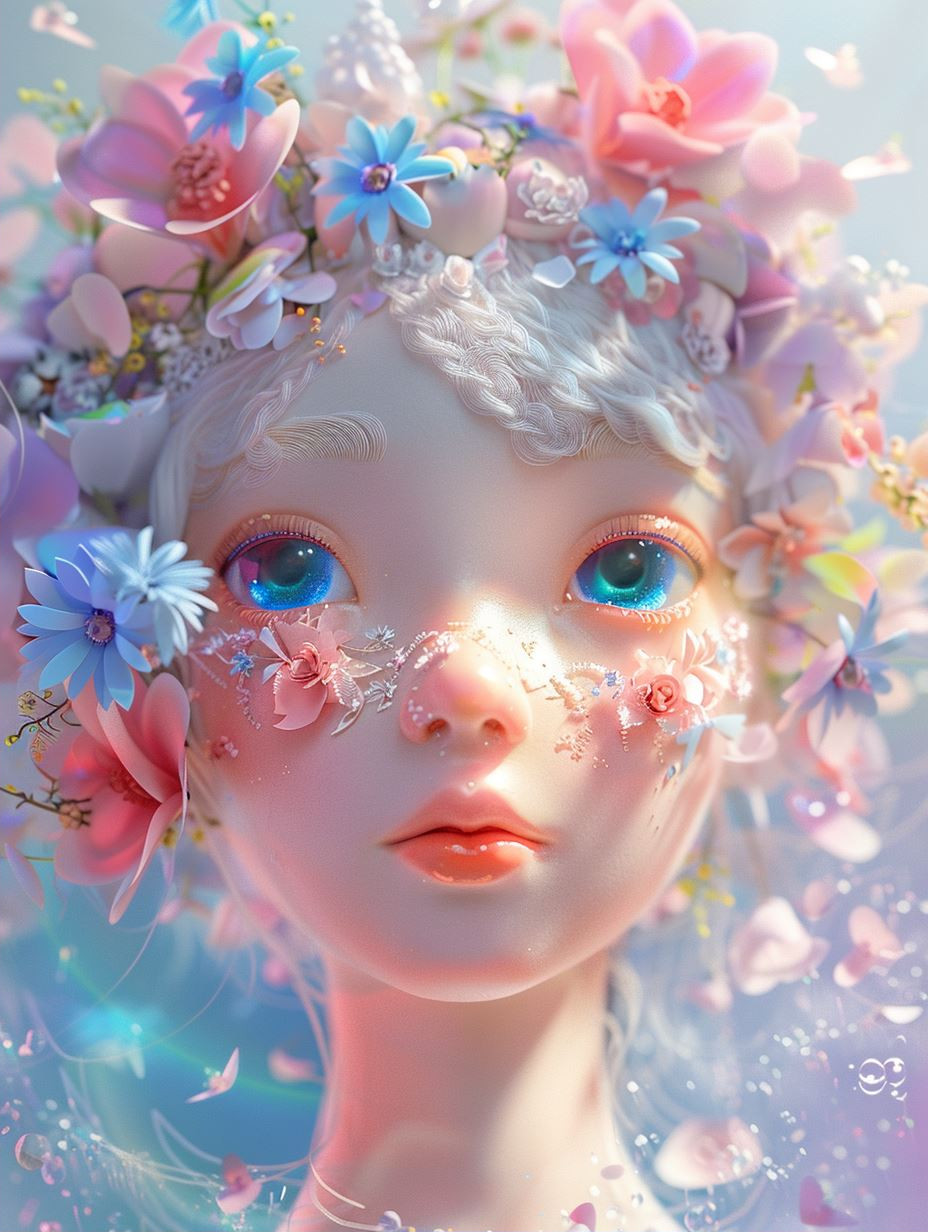 Ethereal Dream of Water Lilies - Image 2