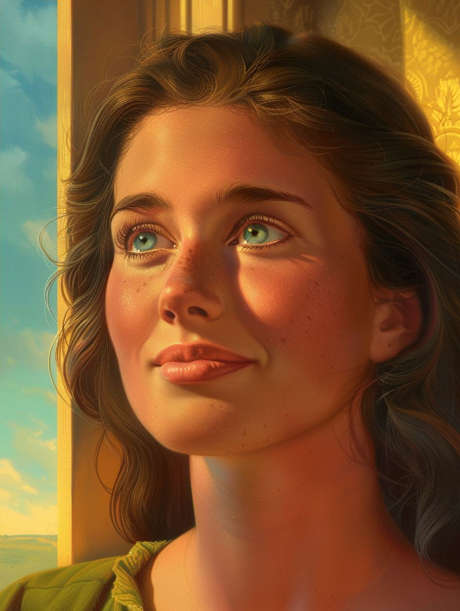 Golden Hour Ethereal Gaze - Image 4