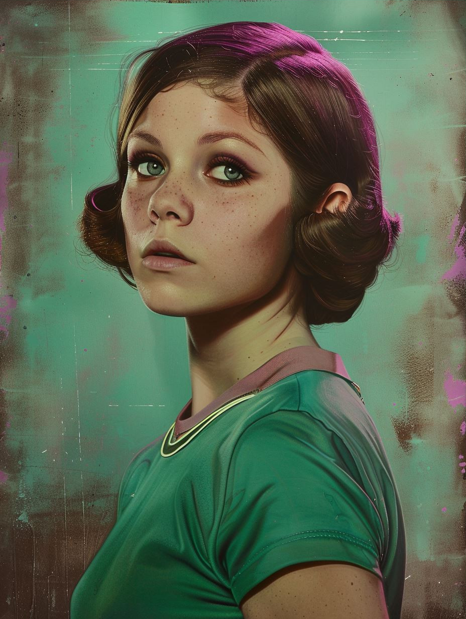 Vintage Cinematic Pastel Portraits - Image 3