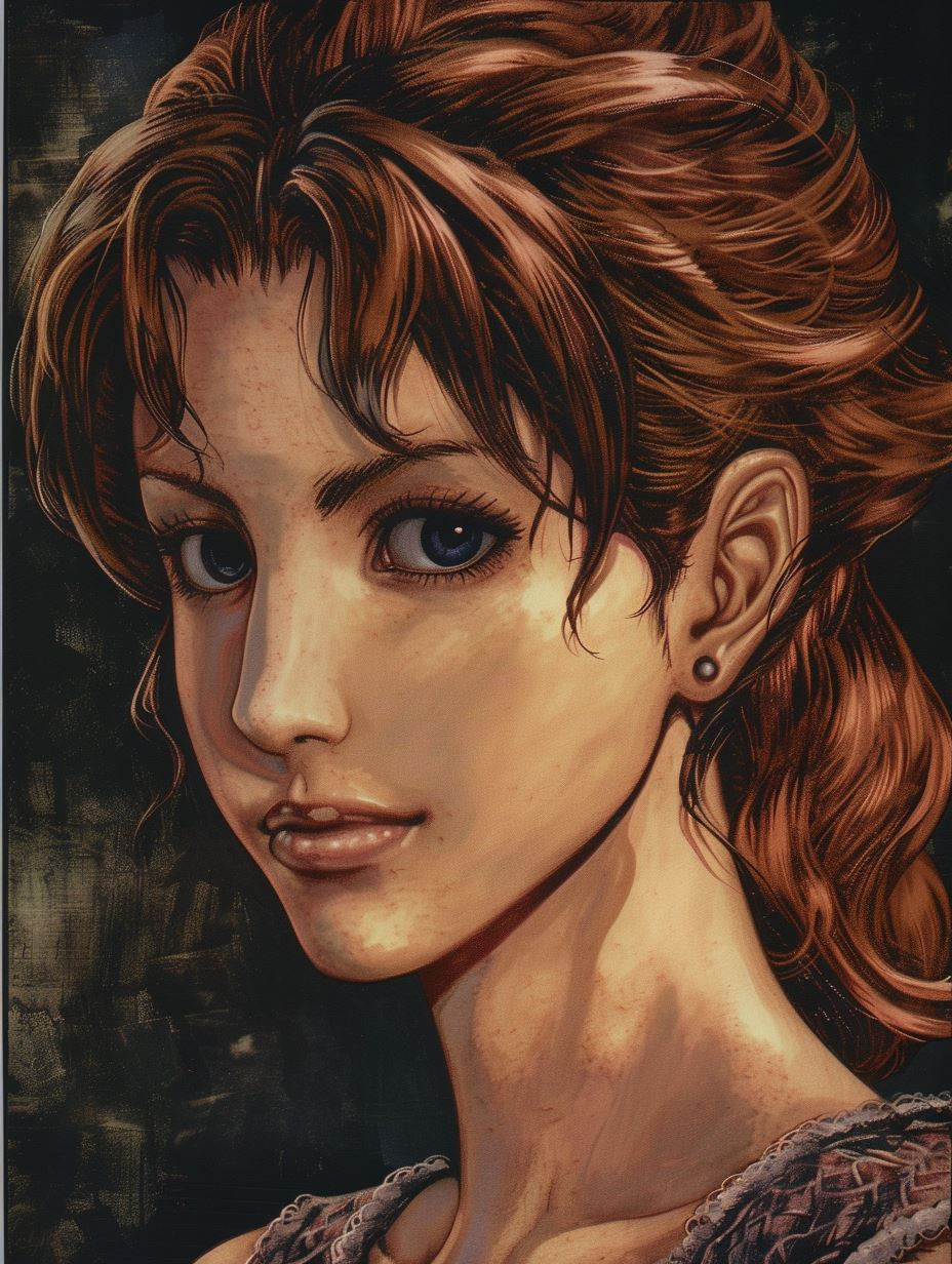 Auburn Elegance Portrait