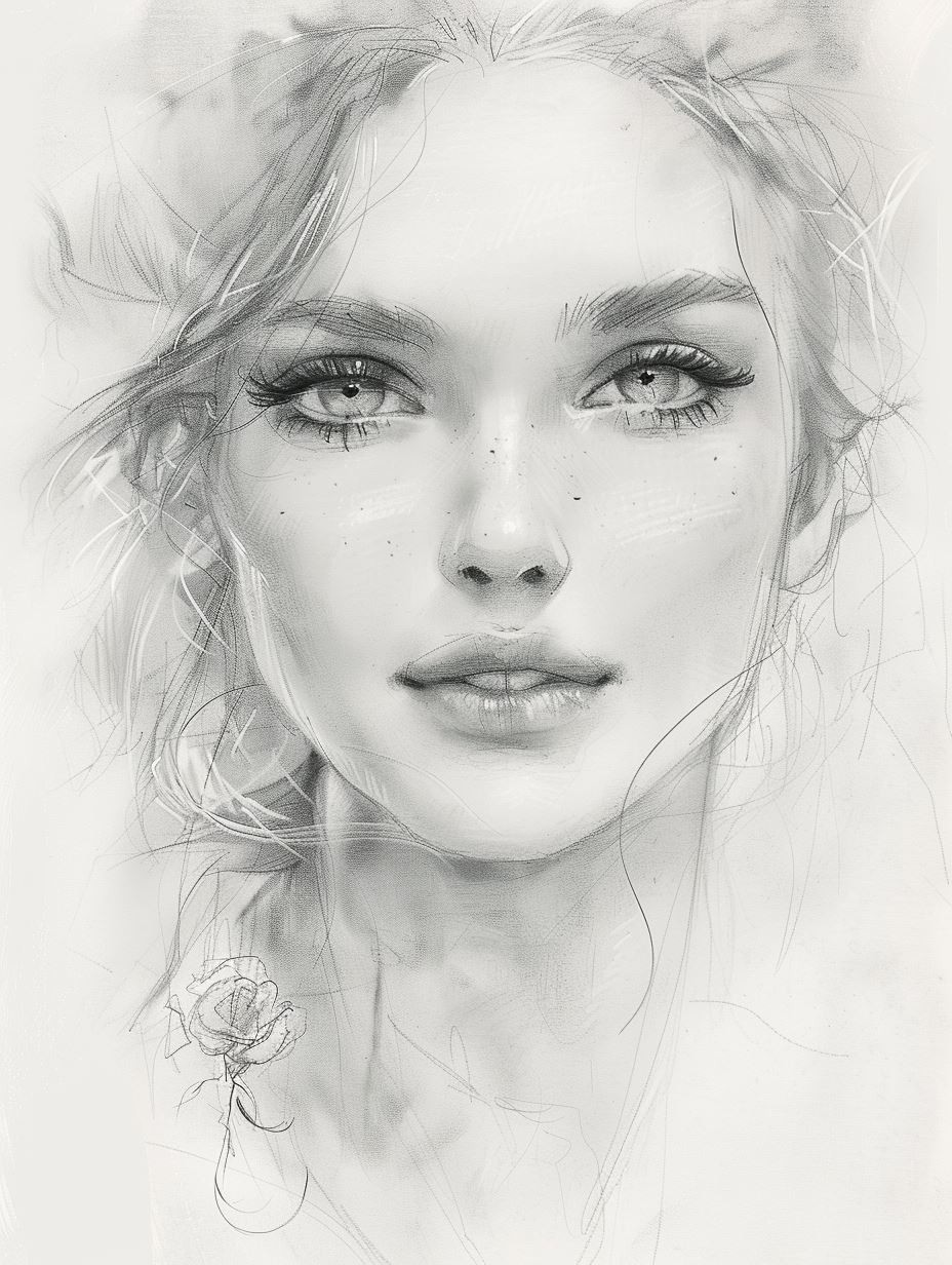 Ethereal Whispers in Graphite - Image 3
