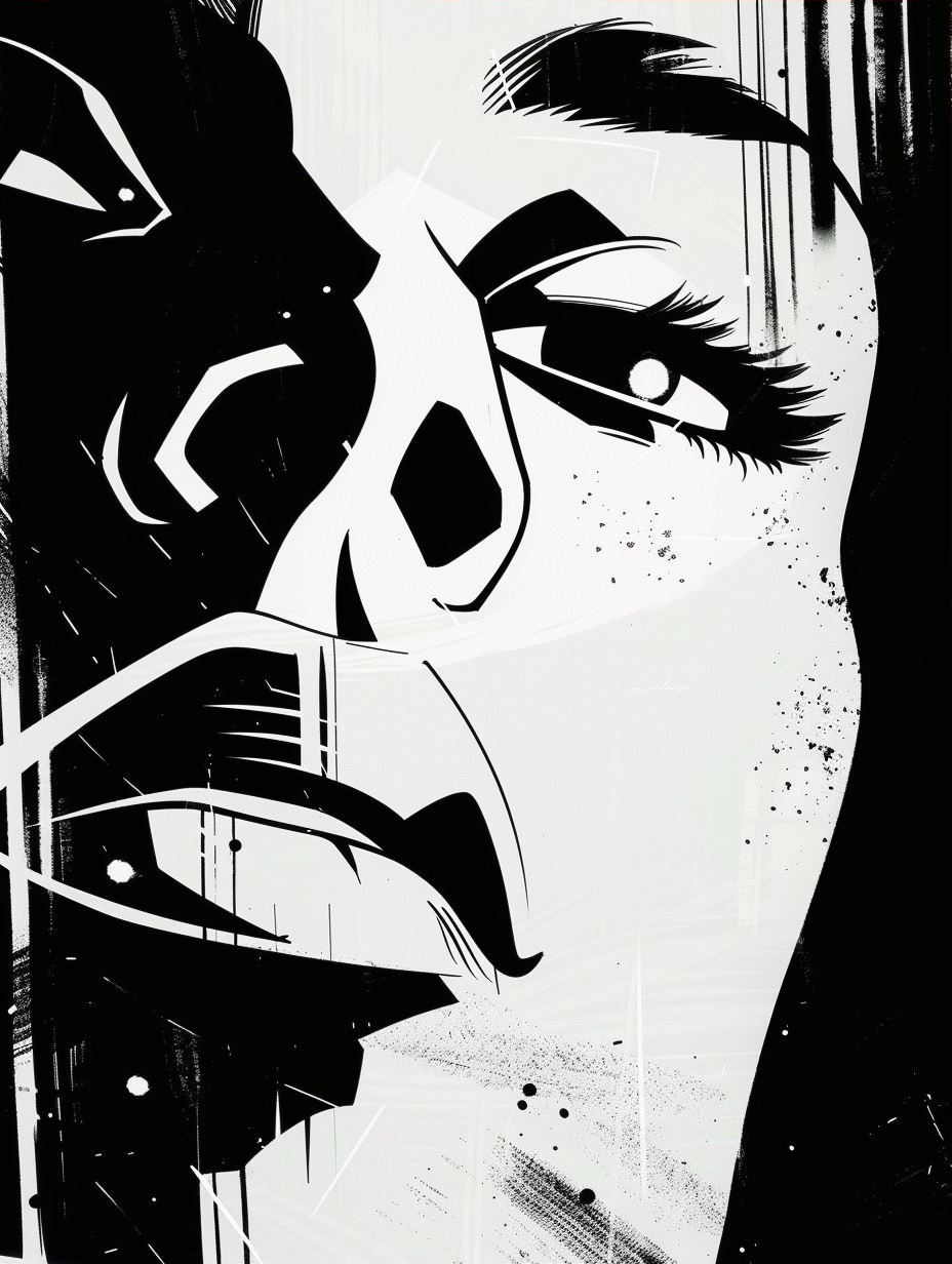 Bold Abstract Portrait Collage - Image 3