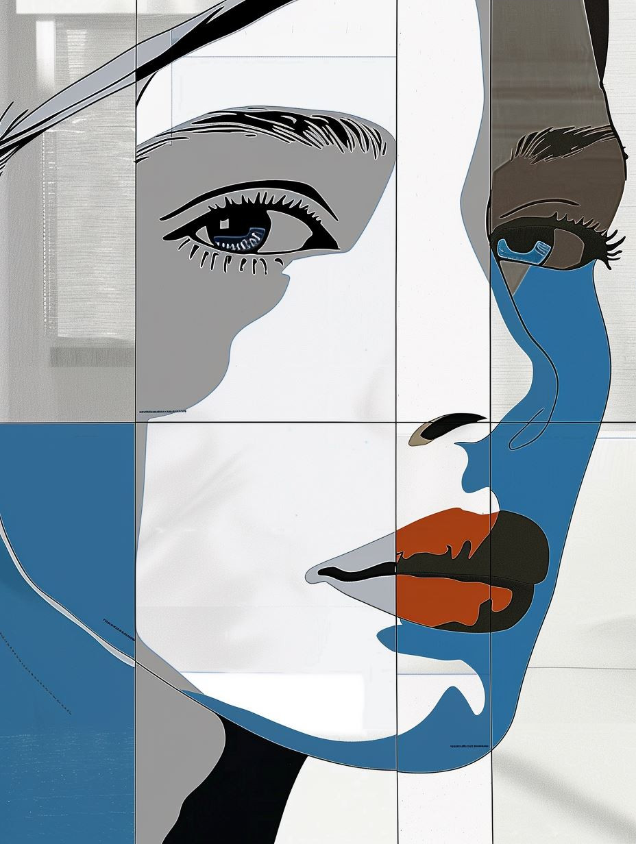 Fragmented Soul in Blue - Image 3