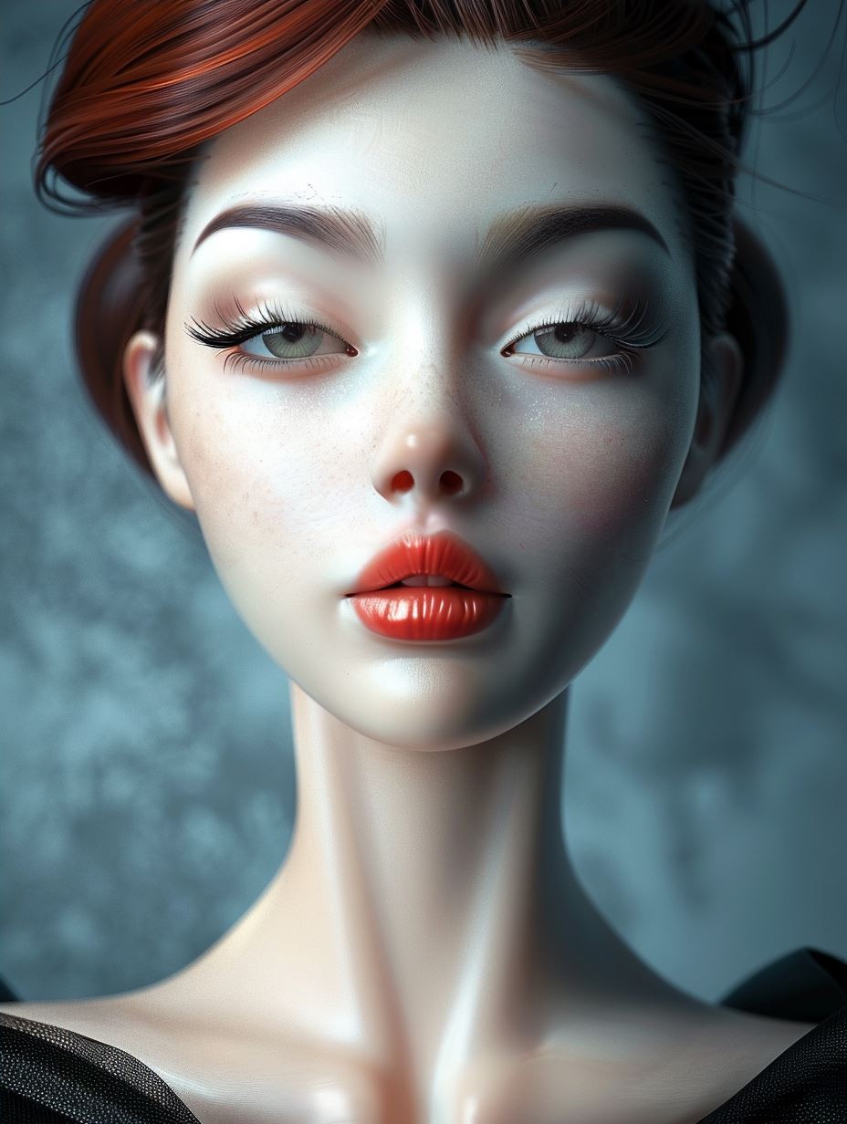 Ethereal Beauty: A Study in Digital Portraits - Image 4