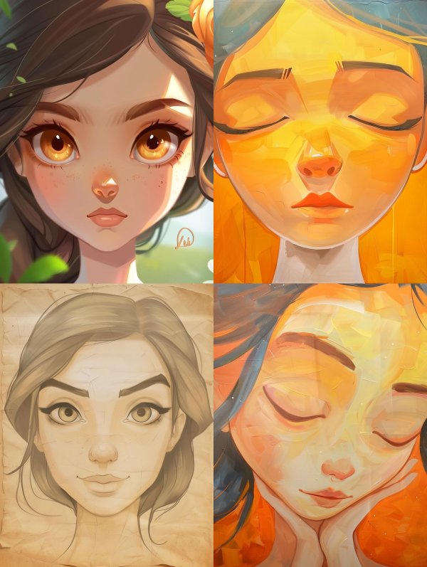 Faces of Ethereal Dreams