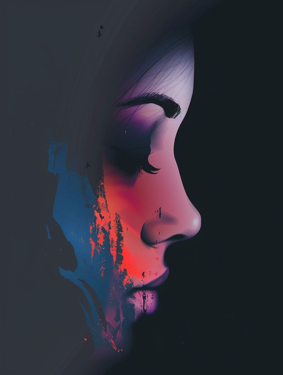 Neon Shadows Cinematic Portraits - Image 1
