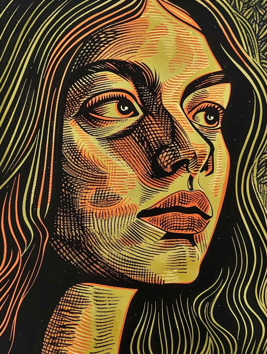 Dramatic Stylized Female Portraits - Image 1