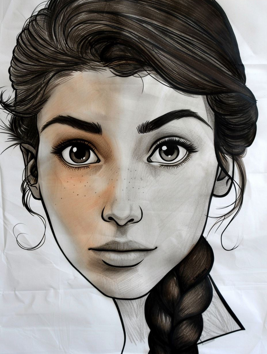 Diverse Digital Portraits of Freckled Women - Image 4