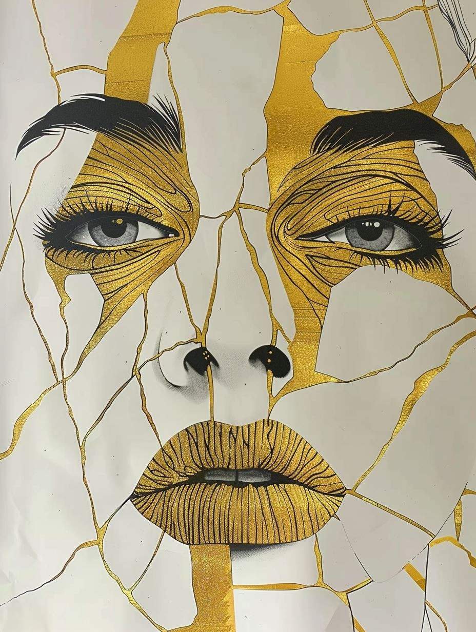 Gilded Fragments of Human Emotion - Image 3