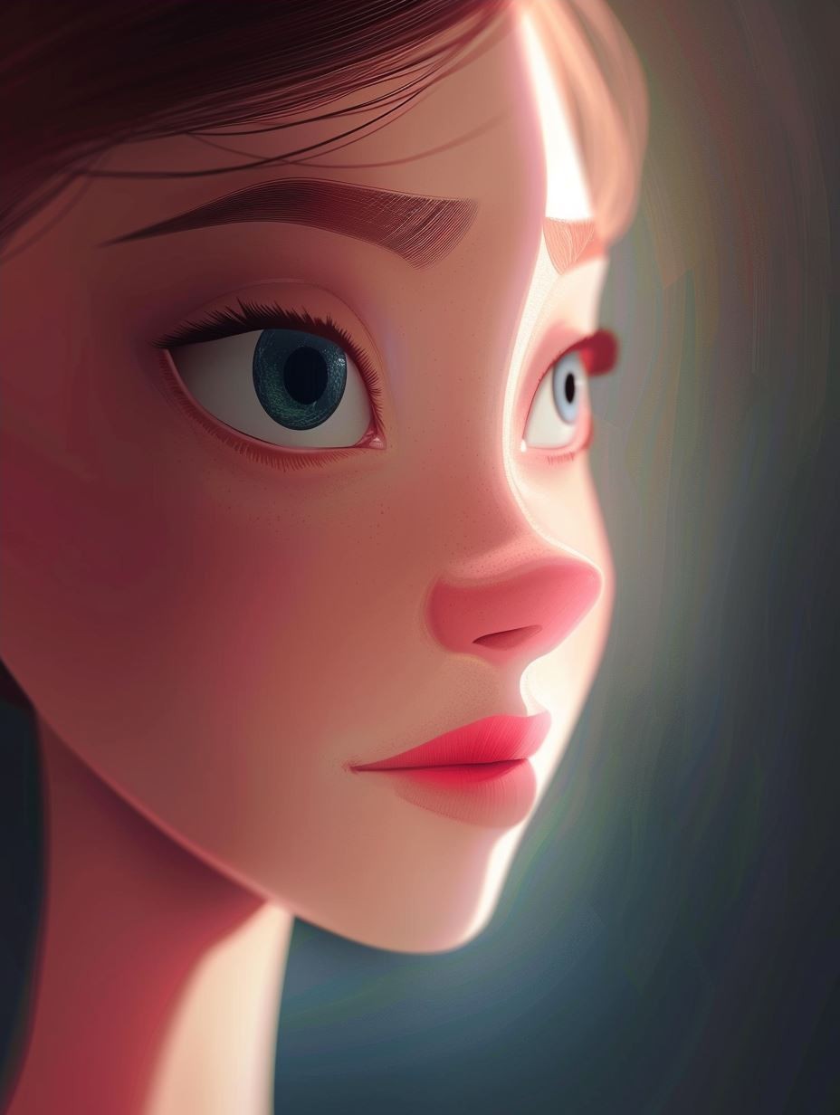 Ethereal Dreamy Digital Portrait - Image 4