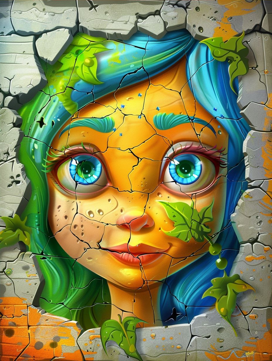 Prismatic Fractured Soul Portrait - Image 4