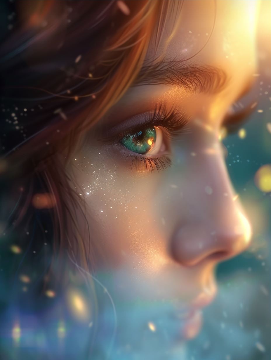 Ethereal Gaze of a Mystical Maiden - Image 3