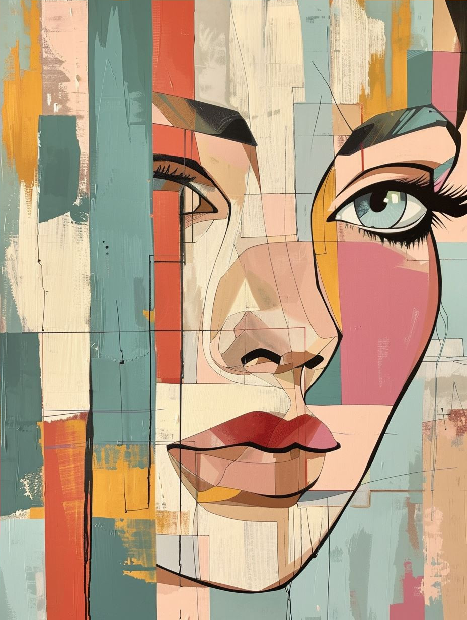 Fragmented Beauty: A Study in Color - Image 4