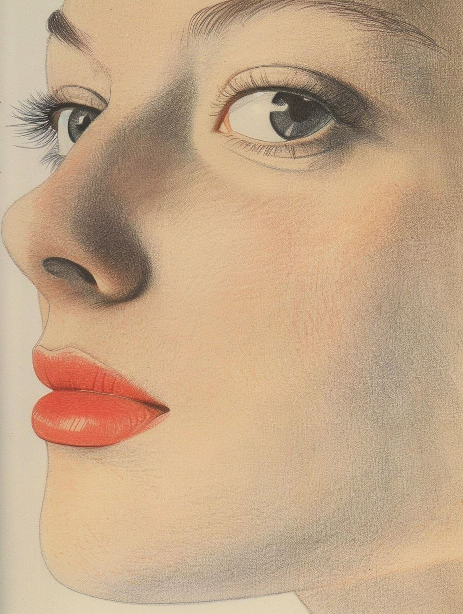 Ethereal Gazes in Colored Pencil - Image 2