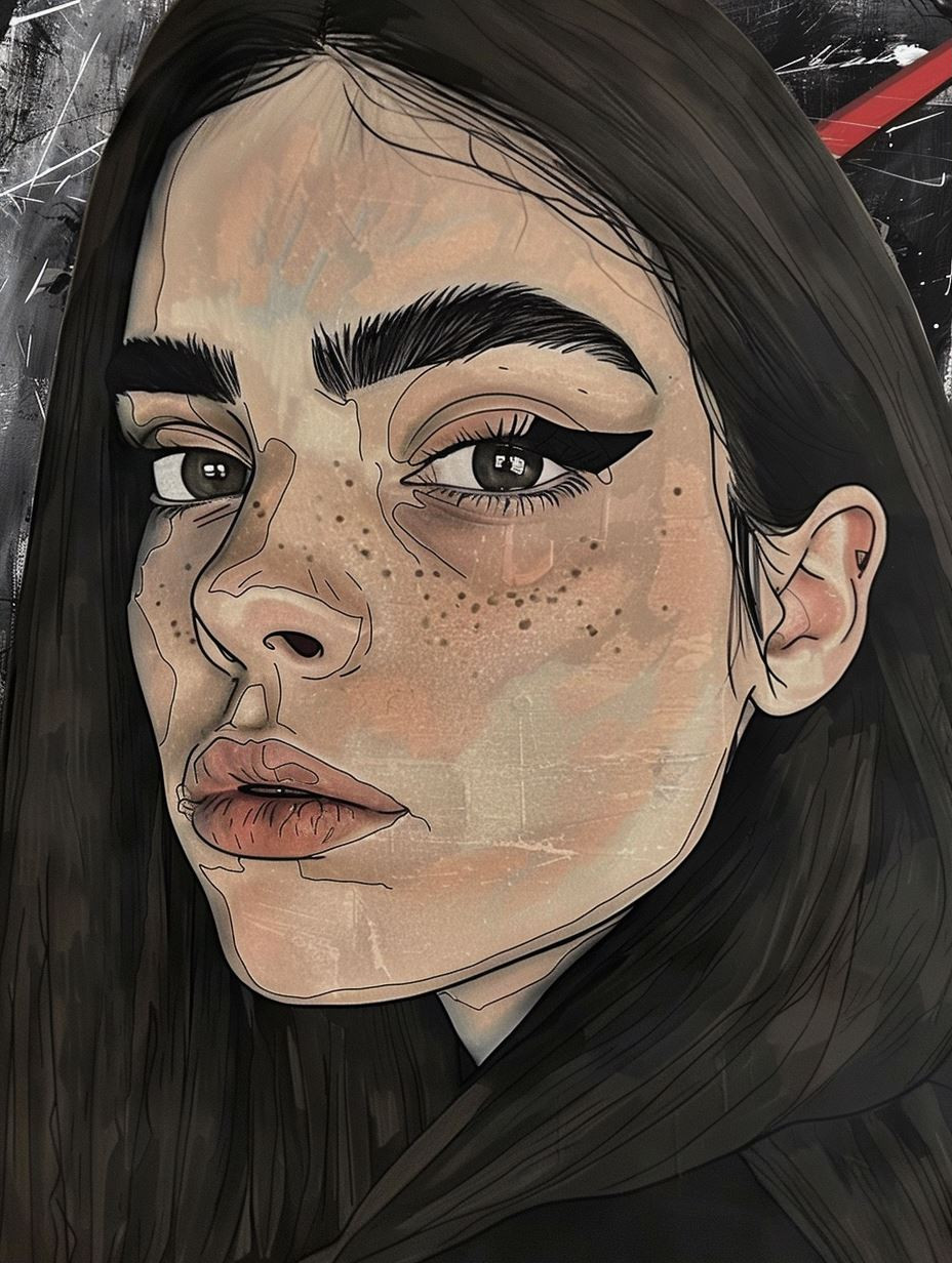 Modern Muse Digital Portrait Series - Image 3