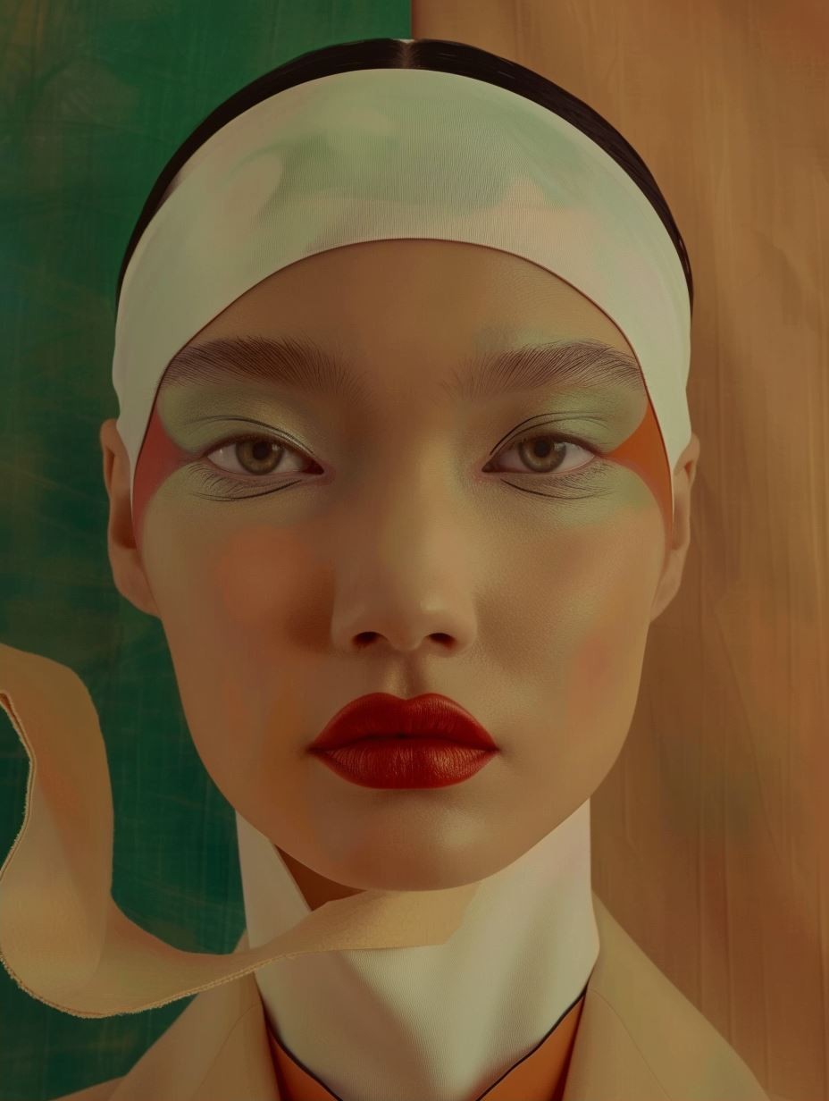 Serene Ethereal High Fashion Portrait - Image 2