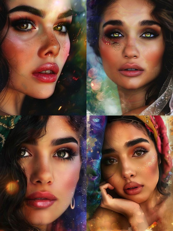 Ethereal Visions of Digital Beauty