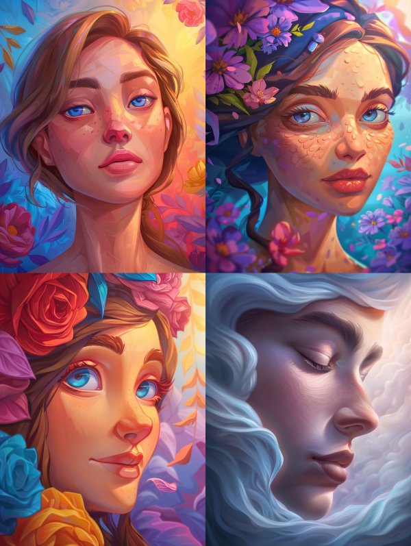 Floral Ethereal Portraits